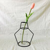 Creative Art Style Retro Iron Line Flowers Vase Metal Plant Holder -
