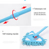 Home Dust Mop 180° Rotatable Triangle Cleaning Mod Telescopic Mop For Car Wash