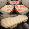 Universal Plush Anti Slip Car Front & Rear Seat Lattic Cover Chair Pad Seat Mat