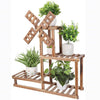 Sturdy Wooden Outdoor Indoor Pot Plant Stand Display Garden Lawn Decor 19 Styles