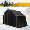 Heavy-Duty Outdoor Motorcycle Shelter Portable Garage Motorbike Storage Shed