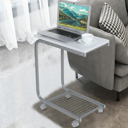 Notebook Computer PC Desk Portable Laptop Trolley Sofa Bed Side Coffee Table