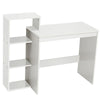 Computer Desk with Bookshelf Bookcase PC Study Table Home Office Workstation UK