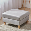 Square Stool Velvet Padded Hallway Living Room Footstool Pouffe Coffee Table