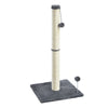 Cat Scratching Post Claw Scratcher with Sisal Rope and Teaser Ball for Pet UK