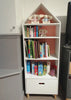 Kids White Bookcase Children Bedroom Book Shelf Storage Rack Organizer 1 Drawer