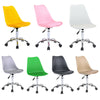 Cushioned Computer Desk Office Chair Chrome Legs Lift Swivel Small Adjustable UK