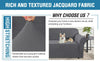 1/2/3 Large Seater Jacquard Sofa Cover Couch Slipcover Stretch Elastic Protector