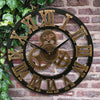 Industrial Gear Wall Clock Decorative Retro MDL Wall Clock Age Style Art DecoMFS