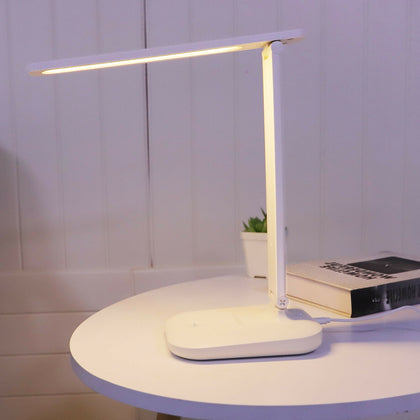 Adjustable 24 LED Desk Bedside Reading Lamp Table Study Light Touch Control