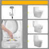 Soft Close Toilet Seat White Bathroom Oval Heavy Duty Universal Hinges Anti Slam