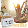 Alarm Snooze Home Desk Clock Smart Night Light Thermometer Digital LED Display