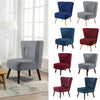 Accent Chair Living Room Armchair Velvet Fabric Tub Chair Side Chair Dining Room
