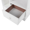 Bedside Table Cabinet Storage Nightstand Bedroom Furniture With Drawer and Shelf
