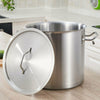 Deep Stainless Steel Stock Soup Pot Stockpot Stew Soup Pot Casserole Boiling uk