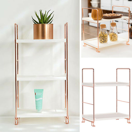 Kitchen Bathroom Storage Unit 2/3 Tier Free Standing Shelf Rack Holder Bookcase