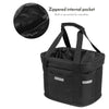 Bicycle Basket Folding Bike Front Handlebar Pet Carrier Frame Bag Shopping Bag