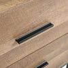 Industrial Style 2 Drawers Bedside Table Wood Nightstand Bedroom Storage Cabinet