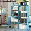 5 Tier Bookcase Shelf Drawer Racking Storage Shelving Units Heavy Duty Shelves