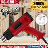 Heat Gun Hot Air Gun 4 Nozzles Electric 2000W Dryer Solder Shrink Paint Stripper