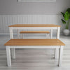 Solid Wood Dining Table Chairs 2 Bench Set Kitchen Dining Room Home Furniture