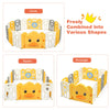 Foldable Baby Playpen Kids Toddler Safety Yard Activity Center W/ Lock & Toys