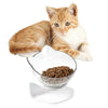 Double Elevated Pet Bowl Bowls Stand Cat Dog Feeder Food Water Raised Lifted
