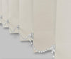 VERTICAL BLINDS COMPLETE SET - BLACKOUT DIM-OUT FABRIC HEADRAIL HANGERS WEIGHTS