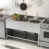 Stainless Steel Commercial Kitchen Sink Catering Sink Single Double Bowl Drainer