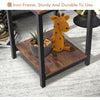 Small Bedside Table Cabinet Side End Table Nightstand Storage Organizer Stand