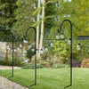 8x Border Garden Shepherds Crook Hooks for Bird Feeders & Lanterns 3 Colors 90cm