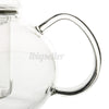 Heat Resistant Glass Teapot Infuser Coffee Tea Leaf Herbal Pot & Warmer & 6 Cup