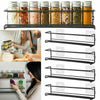 4PCS Hanging Kitchen Shelf Spice Rack Shelf Wall-Mounted Kitchen Cupboard Doors