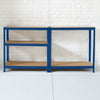 Neo 5 Tier Blue Large Steel Garage Shelving Racking Unit Storage Racks 180x90x40