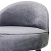 Velvet Upholstered Low Back Dressing Table Stool Bedroom Make Up Vanity Chair