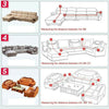 1/2/3/4 Seater Elastic Sofa Slipcover Stretch Protector Couch Cover Thick Plush