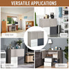 Sideboard Storage Cabinet Hallway Floor Standing Cupboard Cube with Drawers