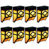 4/8/12x Led Solar Powered Wall Light Bright Outdoor Door Fence Garden Lights