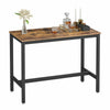 Industrial Breakfast Table Rustic Dining Table Kitchen Room Vintage Metal Unit