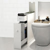 Bathroom Slim Storage Cabinet. Space Saving Multiple Drawers. Waterproof