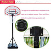 Adjustable Basketball Hoop Stand Goal Portable System Pro Outdoor Backboard Ring