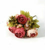 13 Heads Peony Flowers Bouquet Artificial Decor weddings home x6 colou