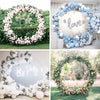 2M Round Hoop Balloon Arch Backdrop Flower Display Stand Frame Wedding Kit
