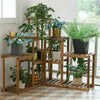 Large Combined Flower Ladder Potted Shelf Holder Rack 13 Tier Corner Plant Stand