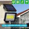 100LED COB Solar Power PIR Motion Sensor Outdoor Garden Lamp Security Wall Light