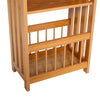 Foldable Magazine Rack Drop Leaf Side Table Bookcase Storage Shelf Lamp Stand UK