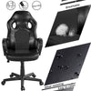 Office Desk Chair Ergonomic Computer Chair Leather Gaming Chair Home Work Black