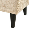 Storage Stool Trunk Pouffe Footstool Ottoman Bedroom Crushed Velvet Chest Chair