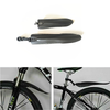 2pcs Bicycle Mud Guard Set Mountain Bike Mudguards MTB Front Rear Fenders Wings (Black)