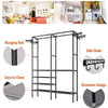Large Clothes Rail Hanging Coat Stand Shoe Rack Shelf Storage Wardrobe Organizer